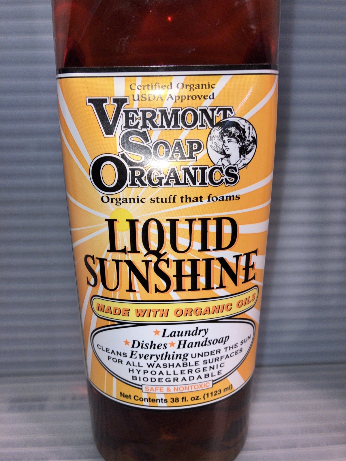 Vermont Soap Organics Liquid Sunshine Made W Organic Oils 38 fl Oz.
