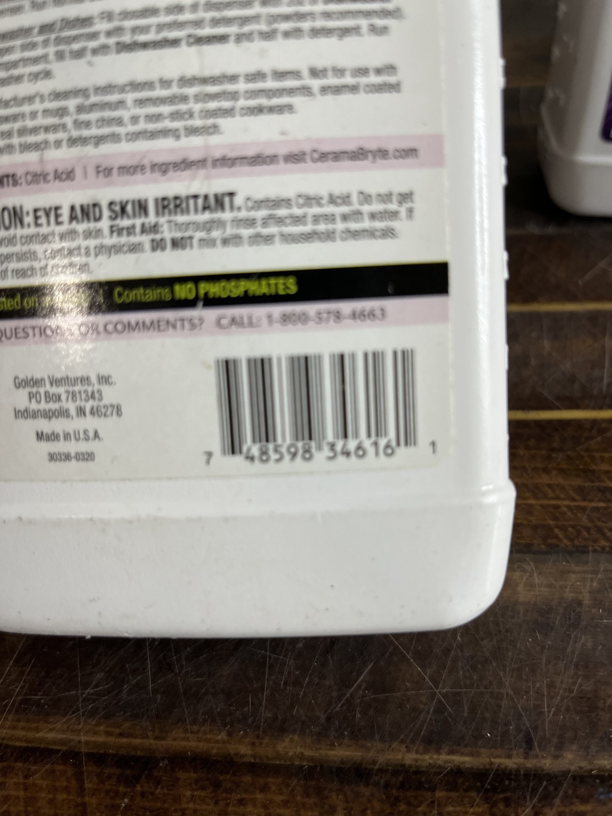2 Pack Cerama Bryte Dishwasher Cleaner 16 oz Powder Interior Lime Stain Remover