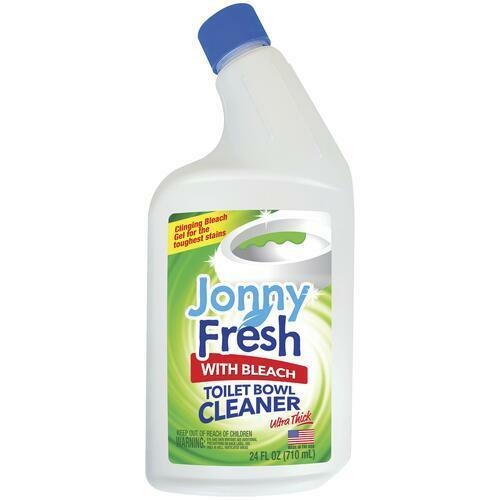 2 Pack Jonny Fresh with Bleach Ultra Thick Toilet Bowl Cleaner 24 oz. Bottle