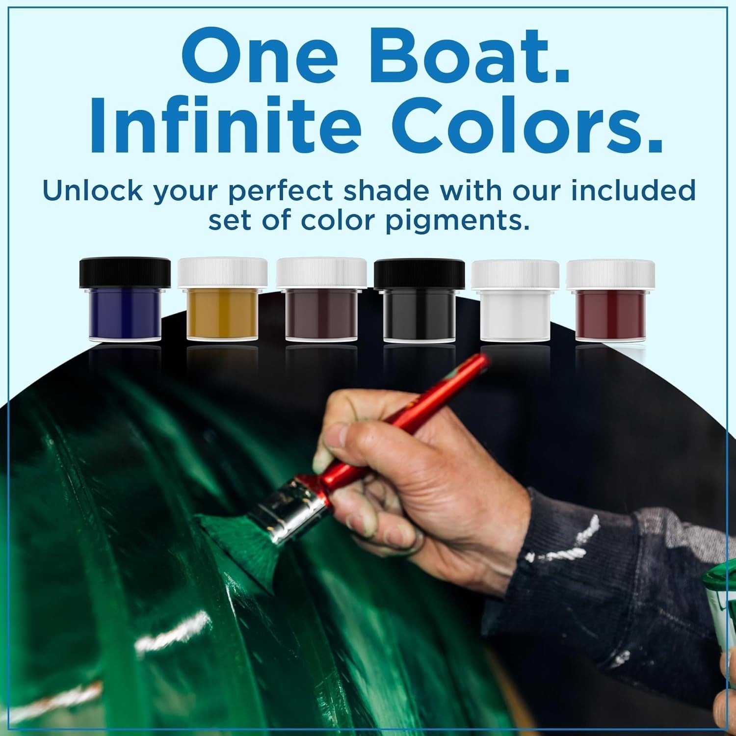 Gel Coat White With Wax& MEKP Catalyst For Boats And Fiberglass Repair (1 Quart)