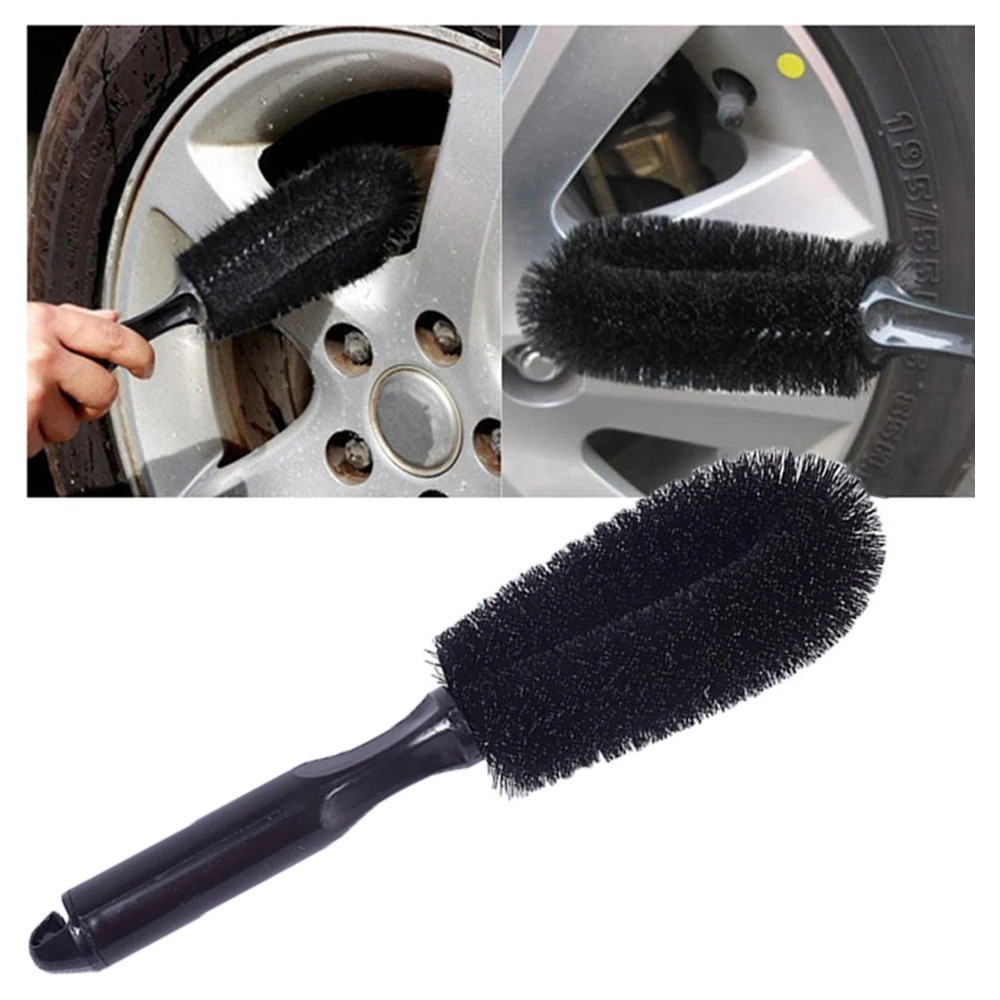 1pc Car Wheel Brush Tire Cleaning Brushes Tools Car Rim Scrubber Cleaner Duster