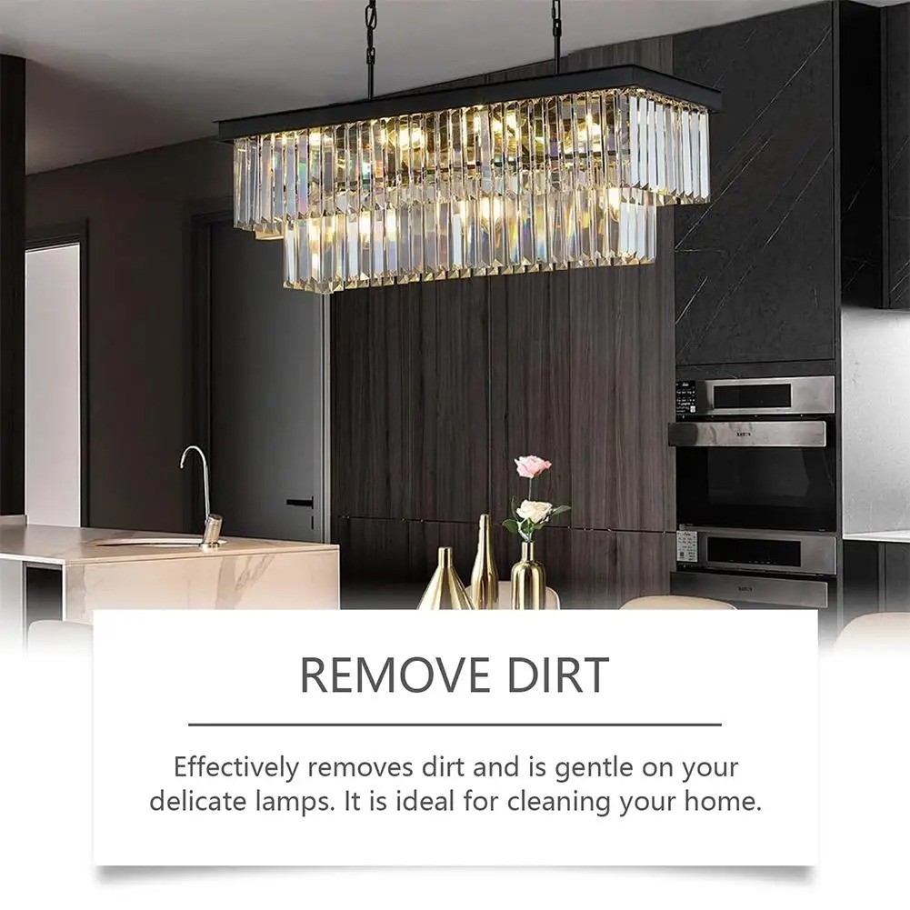 1/2PCS Chandelier Cleaner Spray – Crystal Lamp Glass Cleaner for Home No-Rinse