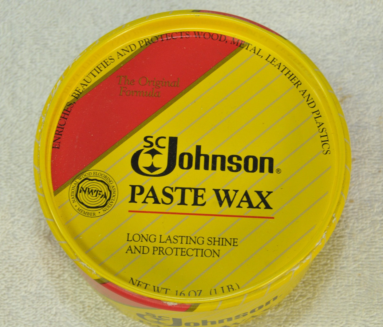 SC Johnson Paste Wax The Original Formula 16 oz Size Can Discontinued Item