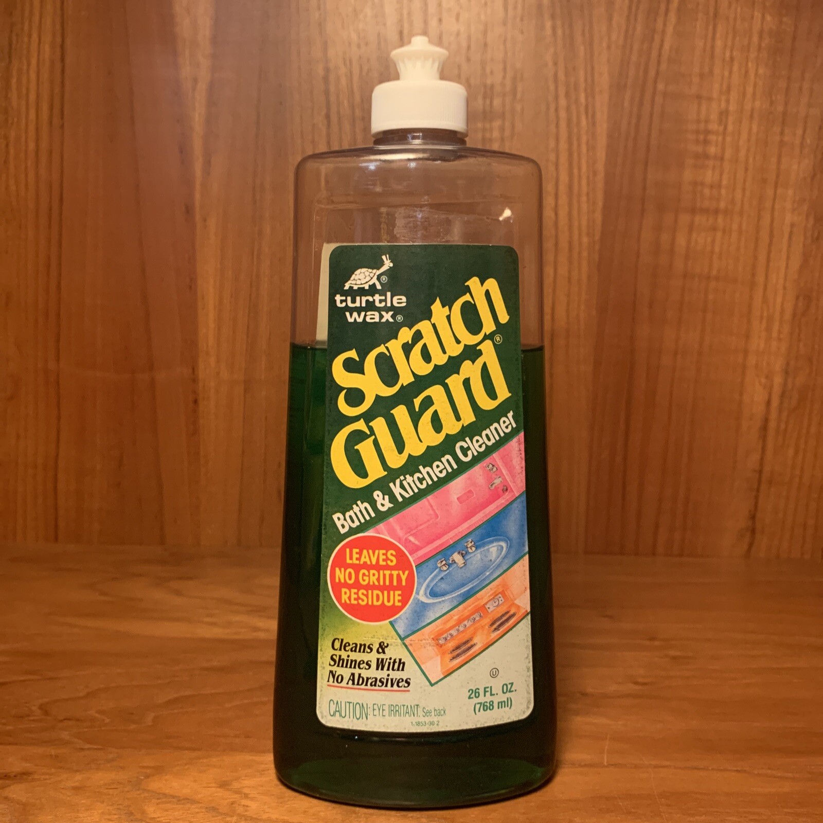 turtle wax SCRATCH GUARD Bath & Kitchen Cleaner VINTAGE 1987 Non Abrasive RARE