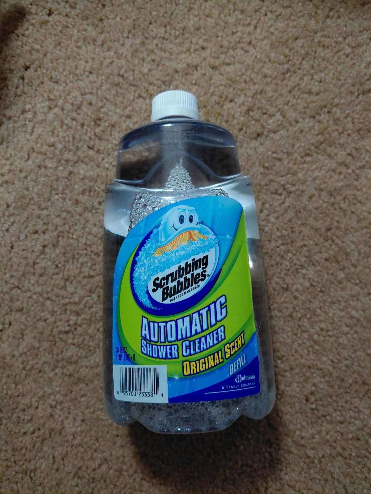 Scrubbing Bubbles Automatic Shower Cleaner Refill Original Scent 34 oz NEW