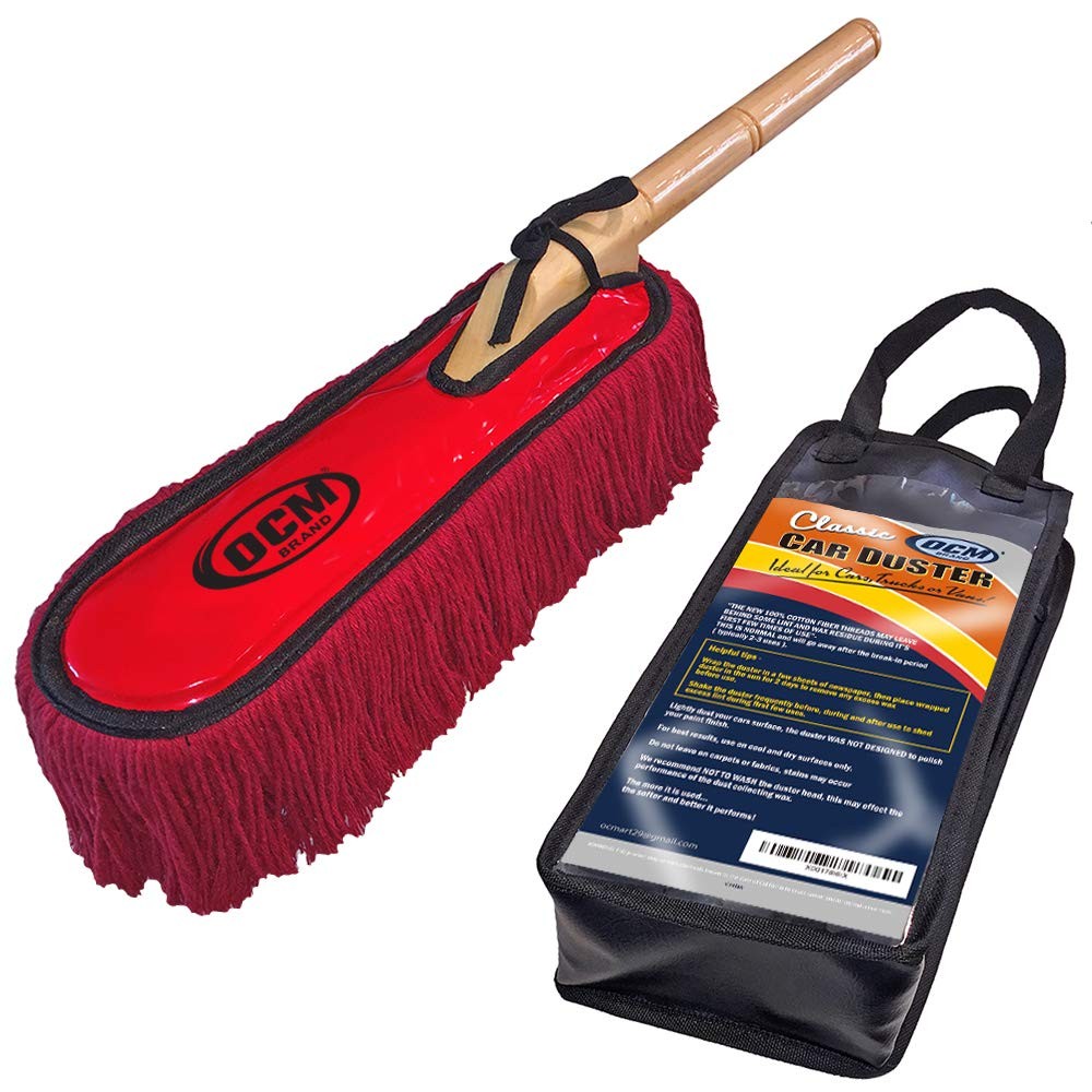 Classic Car Duster With Solid Wood Handle Includes Storage Case Popular Detailer