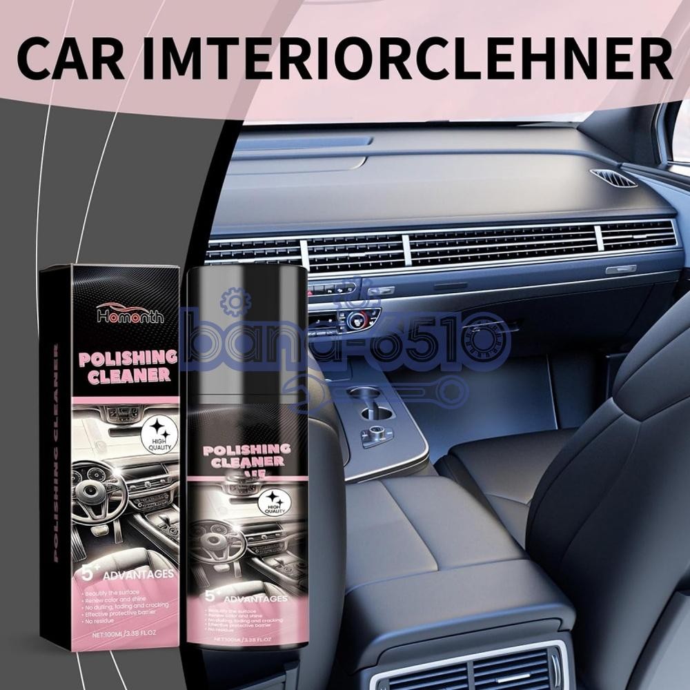 1-3Pack Car Interior Cleaner, 2026 New Polishing Cleaner for Interior Detailing