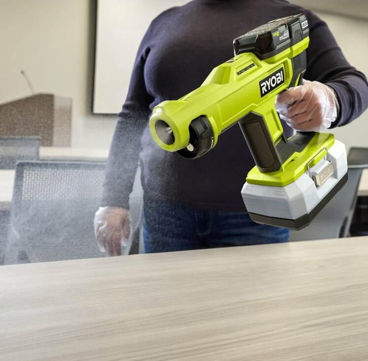 Ryobi ONE+ 18V Cordless Handheld Electrostatic / Disinfectant Sprayer #PSP02K