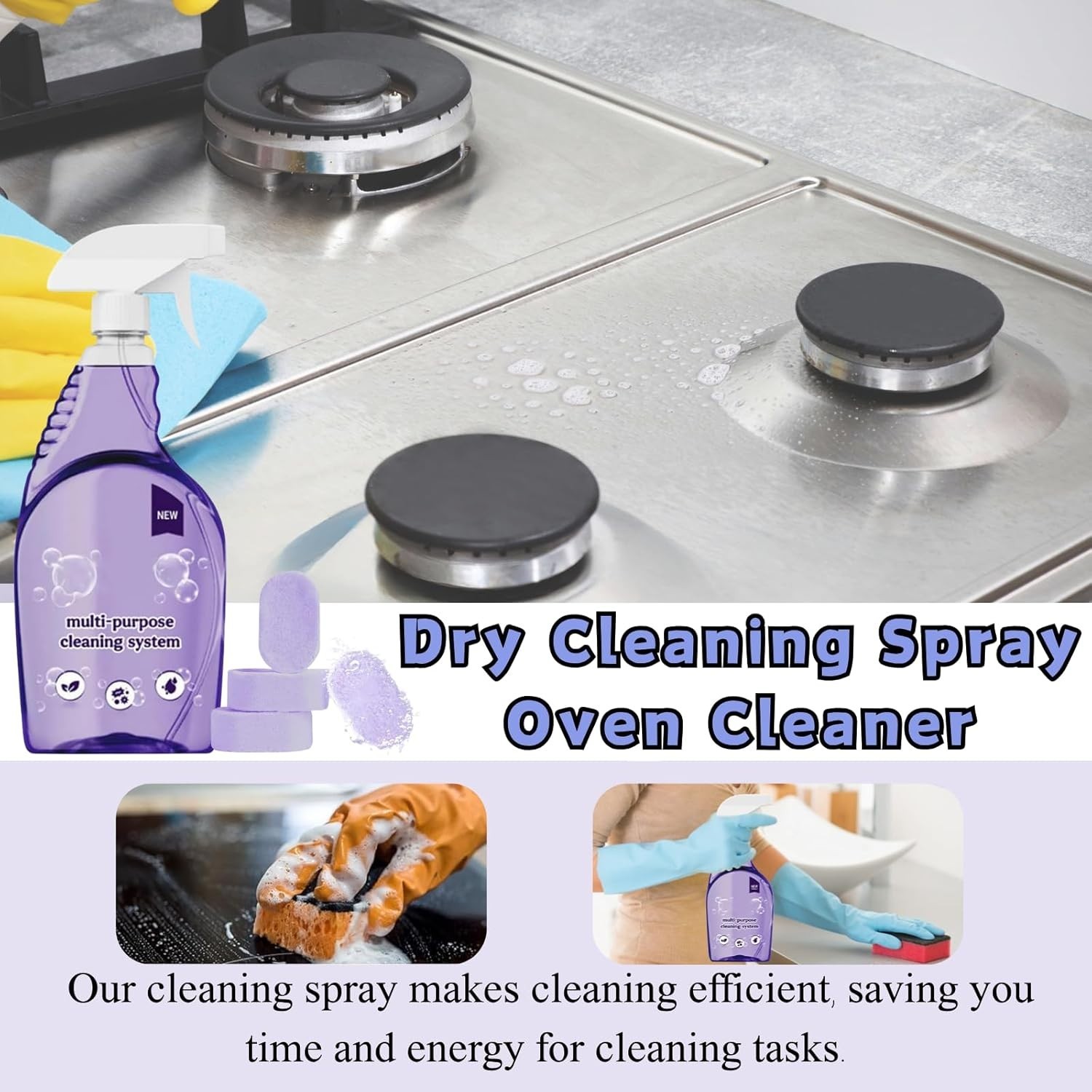 podafj Dr Clean Spray Cleaner for Ovens, Nuroclean spray, 2025 new Nuroclean