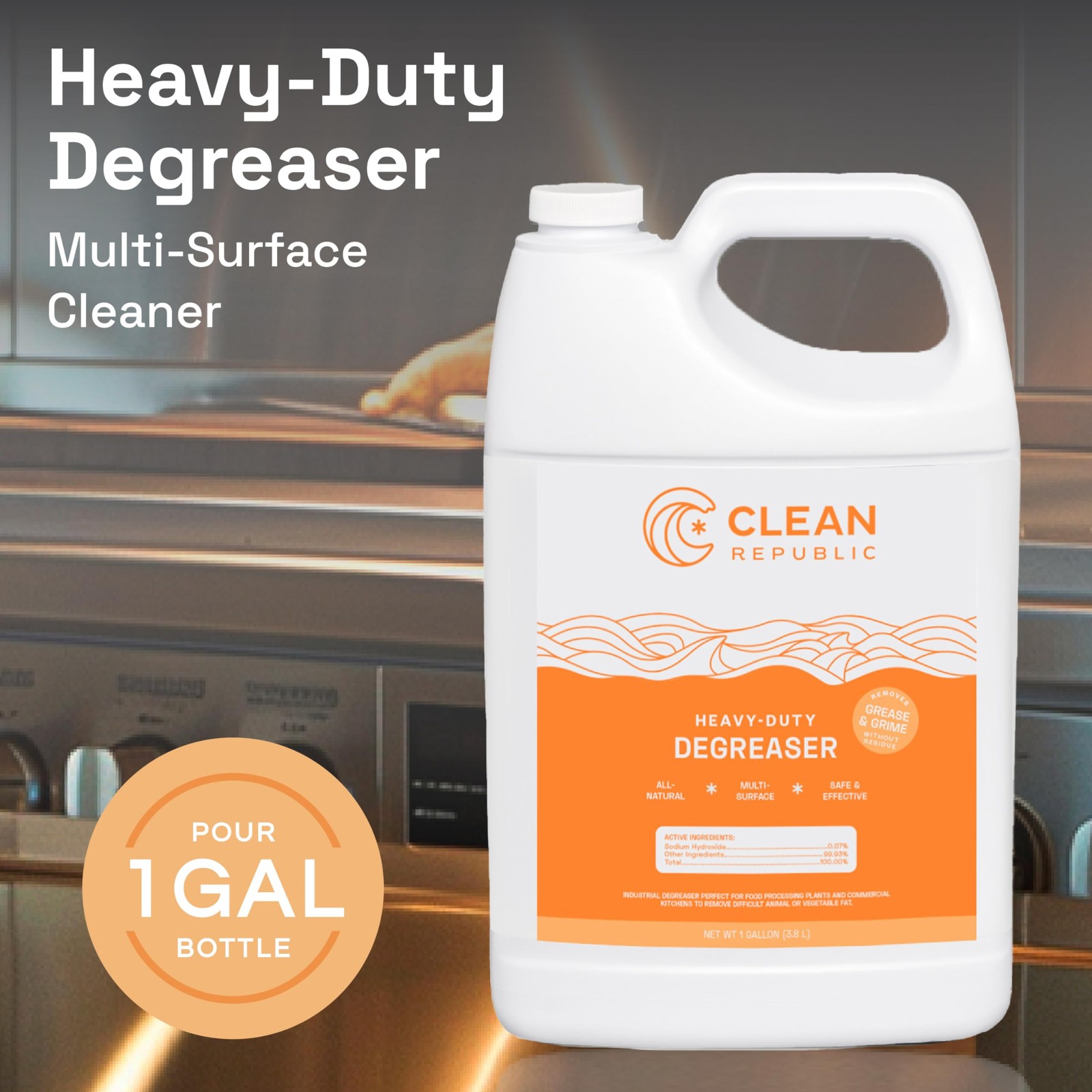 Heavy-Duty Degreaser, Multi-Surface Cleaner for Ovens, Stove Tops, Grills, an…