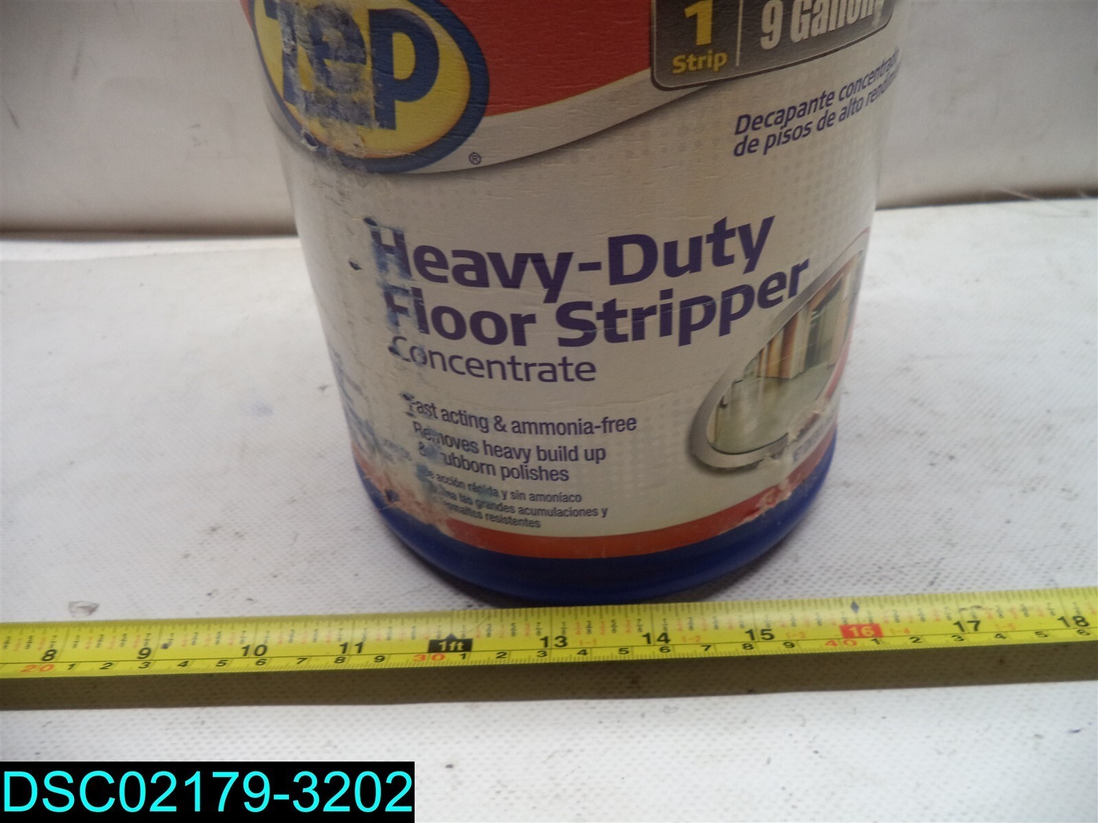 Zep ZU1071128 Heavy-Duty Floor Stripper Concentrate one Gallon 021709015911
