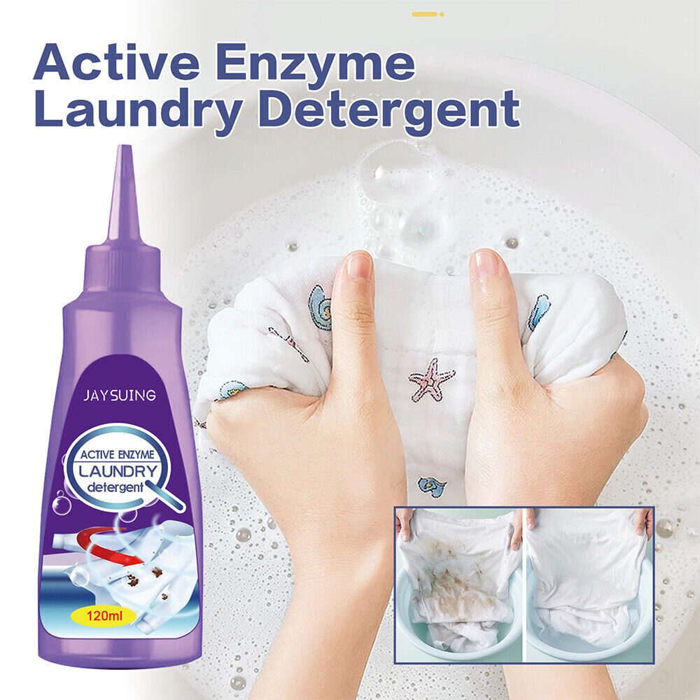 3× Active Enzyme Clothing Stain Removal Agent Active Enzymatic Laundry Cleaning~