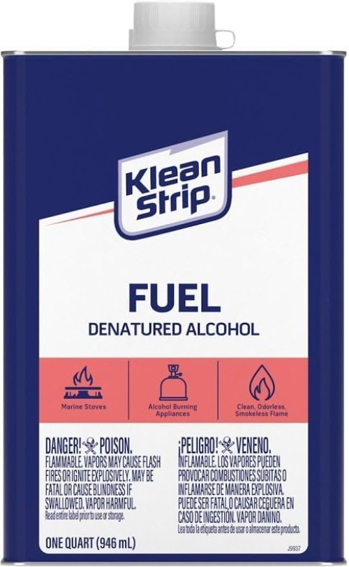 Klean-strip Qsl26 Denatured Alcohol 946ml Liquid Bottle for Cleaning Fuel