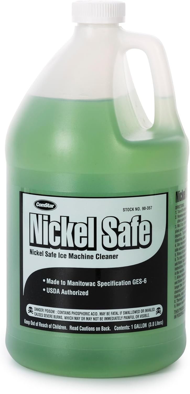 ComStar Nickel Safe 1 Gal Ice Machine Cleaner Removes Scale & Lime