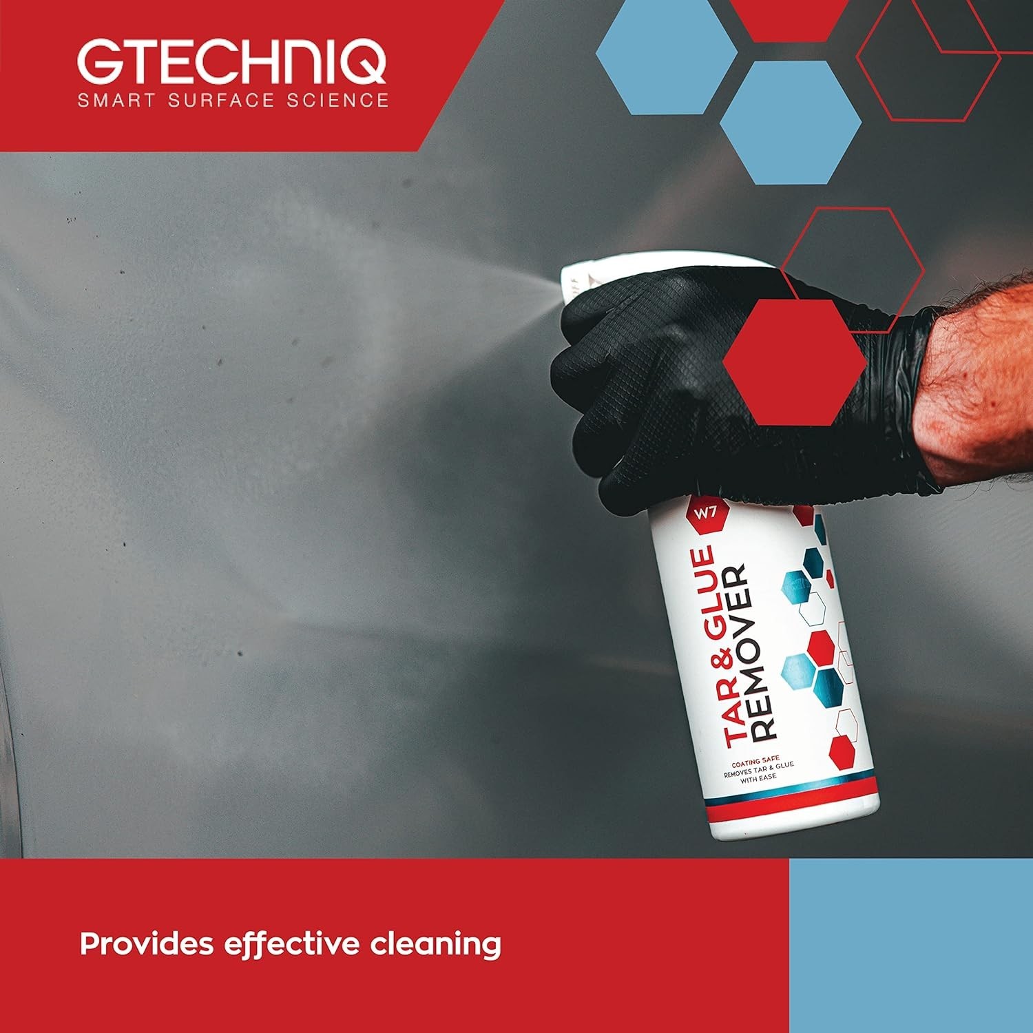 500ml W7 Tar Remover – Safe & Powerful Adhesive Cleaner for Automotive Exteriors