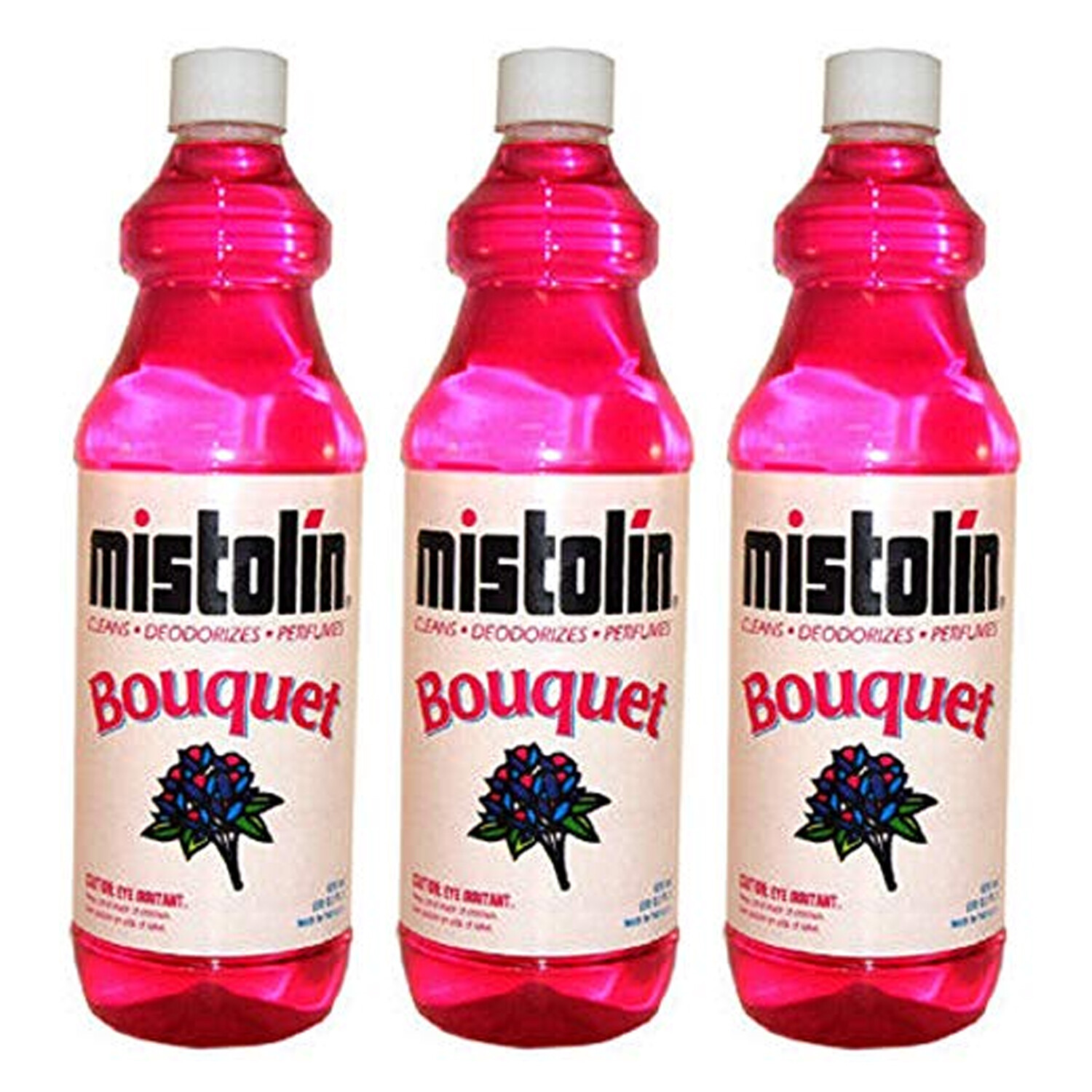 12 Pack Mistolin General All Purpose Cleaning Solution Bouquet Scent 28 fl oz