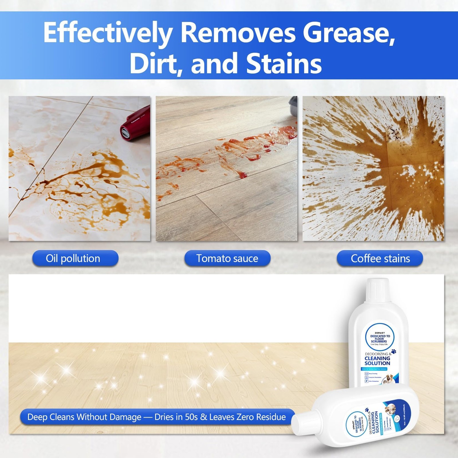 Floor Cleaning Solution, Pet-Friendly Deep Deodorizer, with Tineco and Robot …