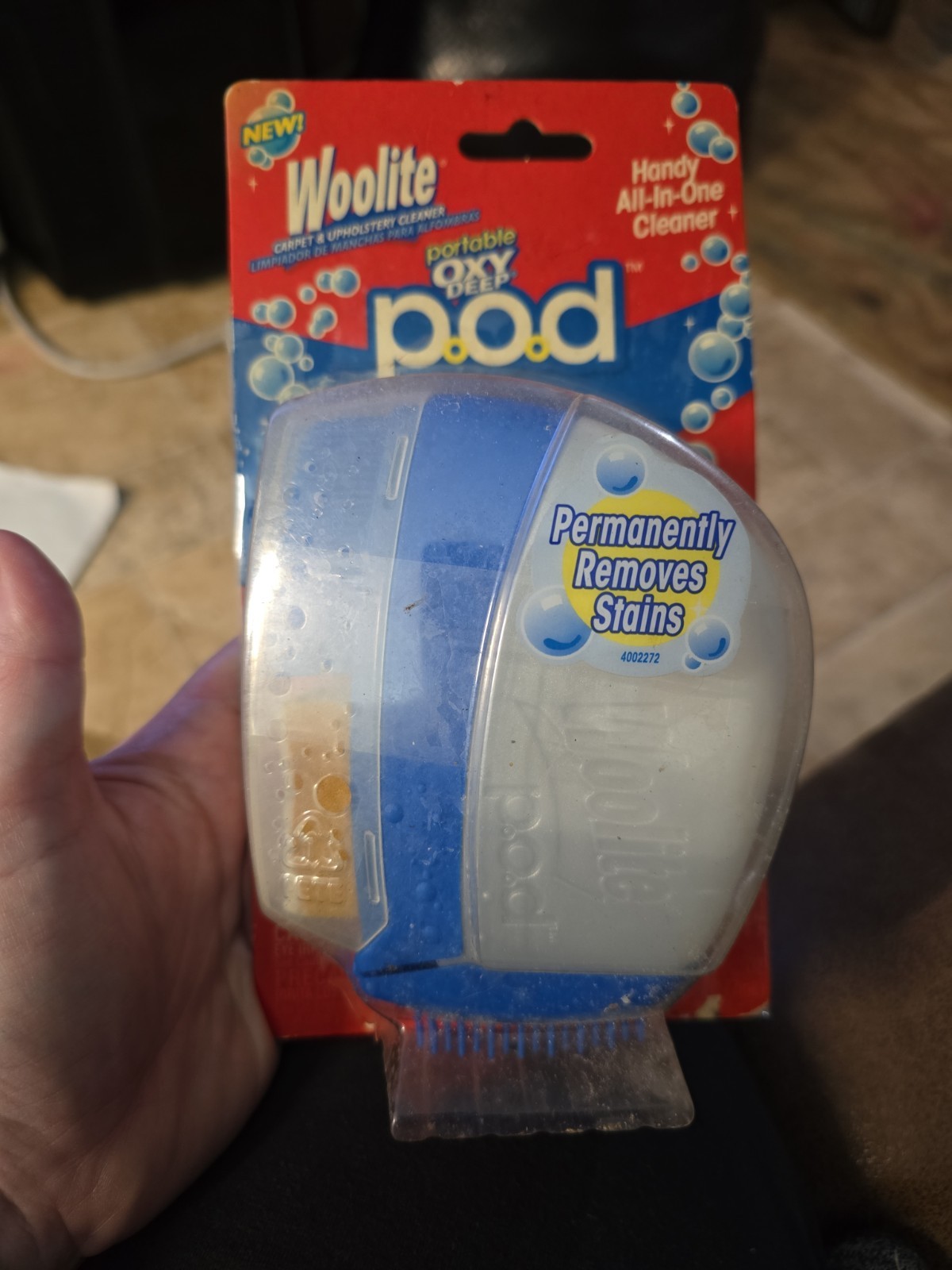 Woolite Portable Oxy Deep POD All-N-1 Carpet Upholstery Cleaner NOS Box Damage