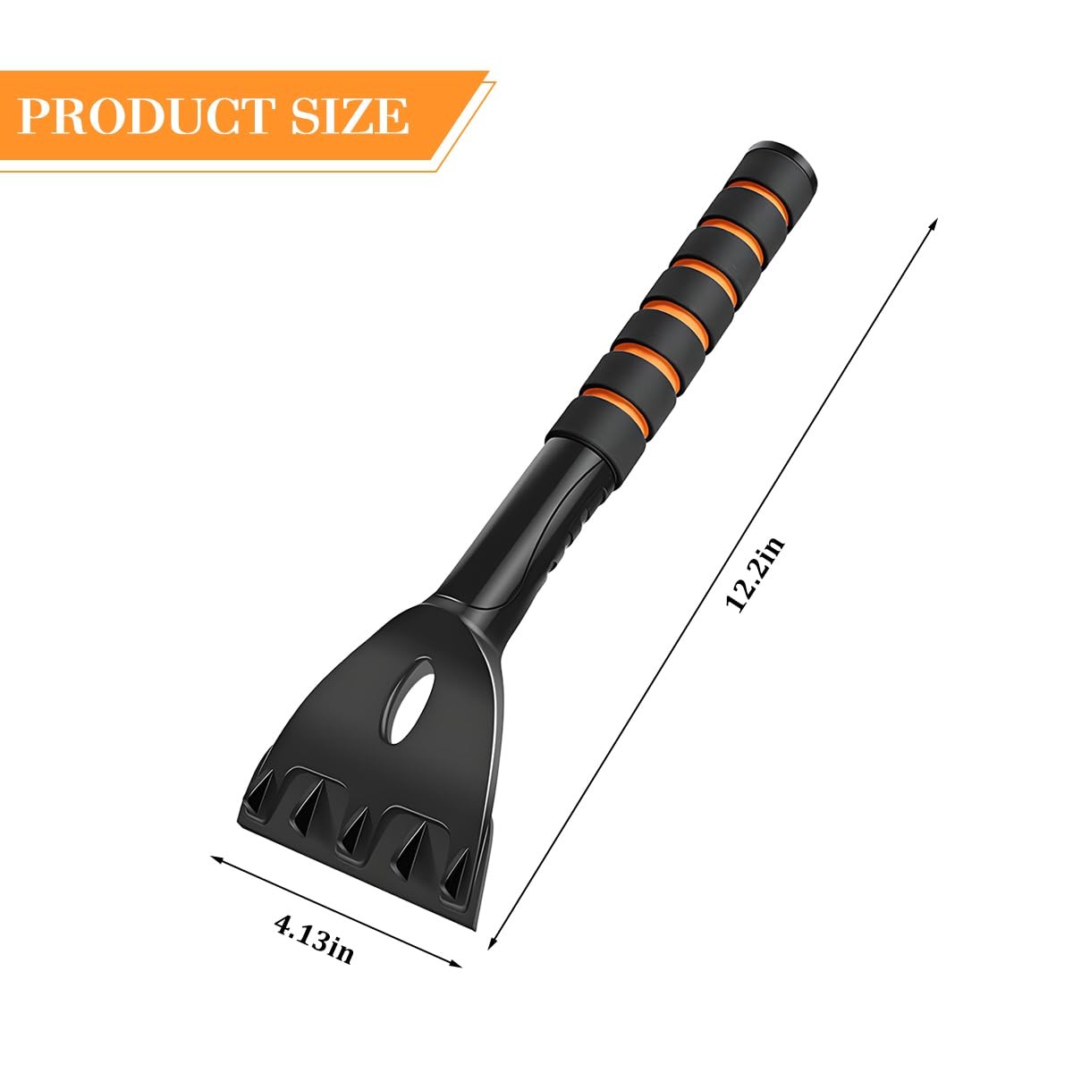 Auto Windshield Ice Scraper with Foam Handle Snow Frost Ice Removal Tool