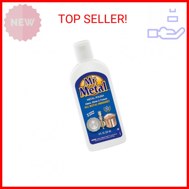 Mr. Metal Metal Polish Liquid All Metal Multipurpose Cleaner, Non-Abrasive, Inst