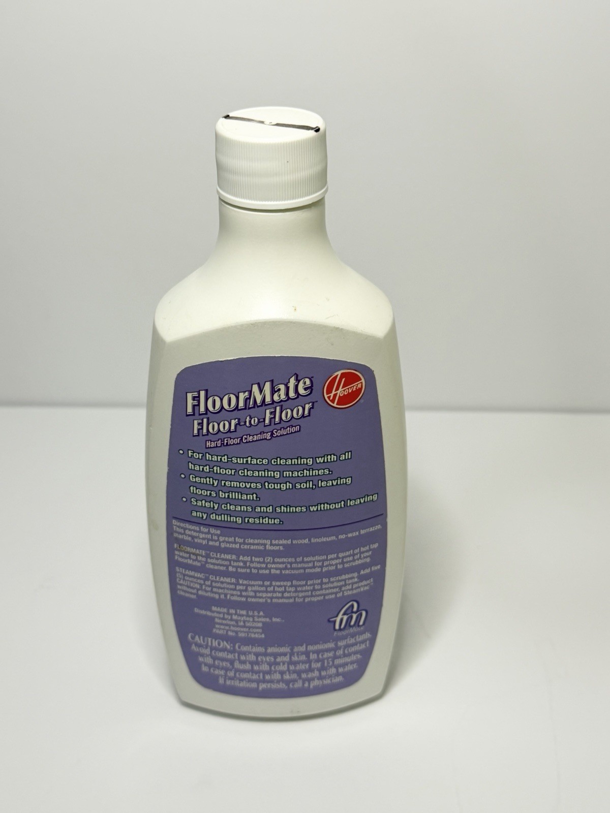 Hoover FloorMate Hard Floor Cleaning Solution Safe For All Hard Wood Machines