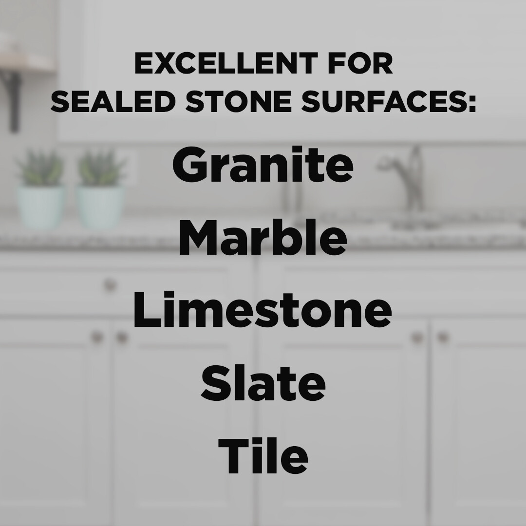 Weiman GRANITE & STONE Streak-Free CLEANER POLISH Marble Tile Floor 24oz Spray