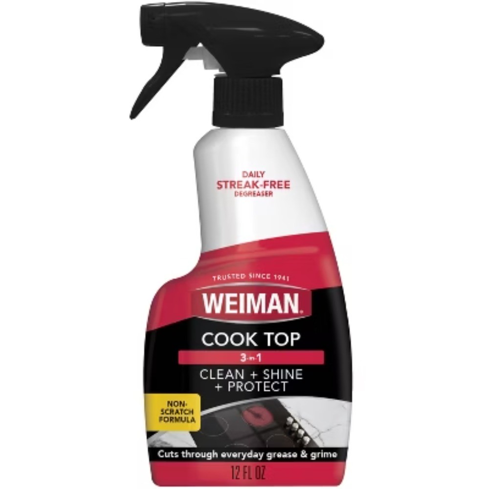 Weiman Unscented Cook Top Daily Cleaning Spray – 12 fl oz