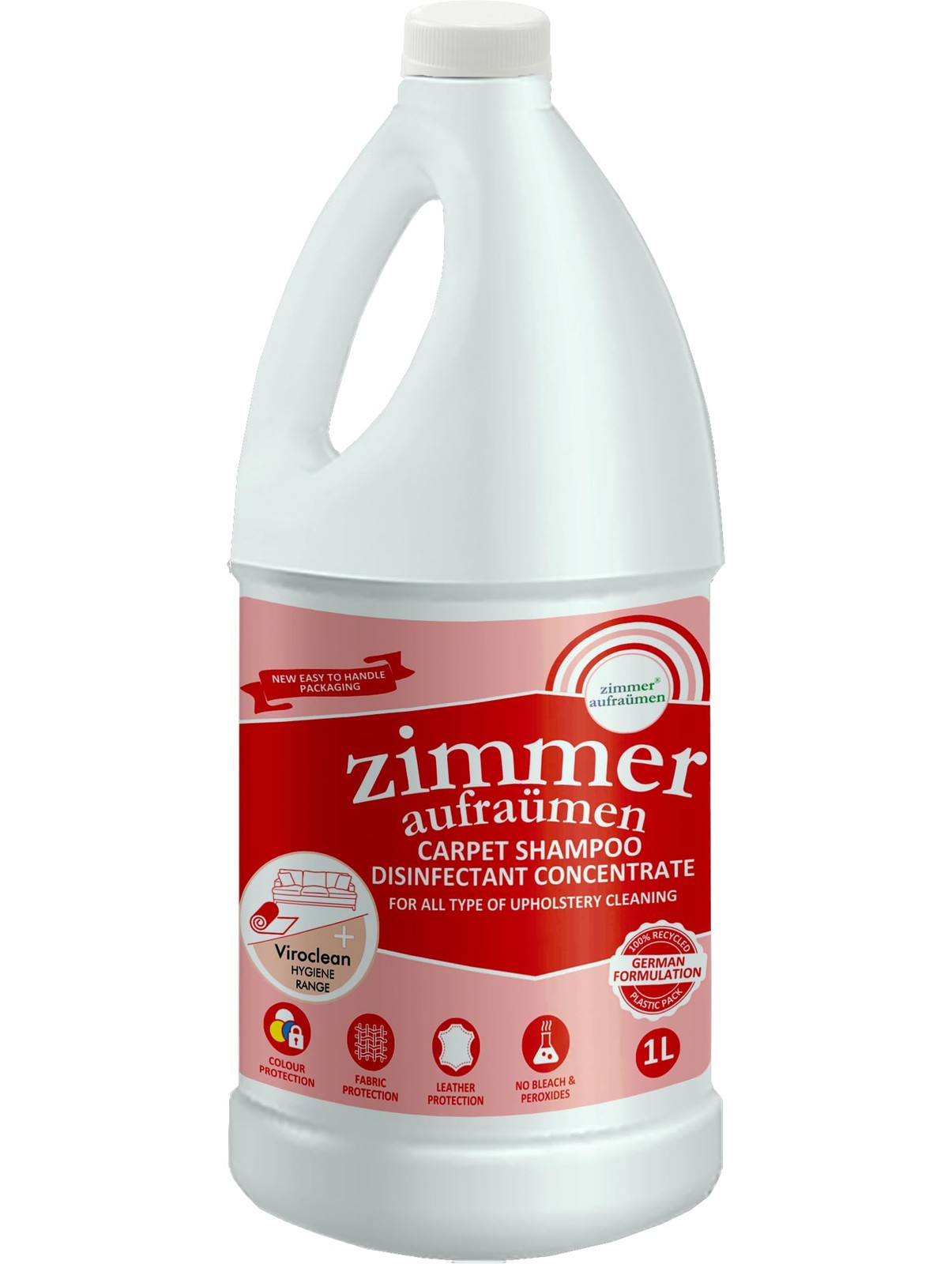 1L Ultra Thick Carpet & Upholstery Cleaner Shampoo – Removes Stains & Odors