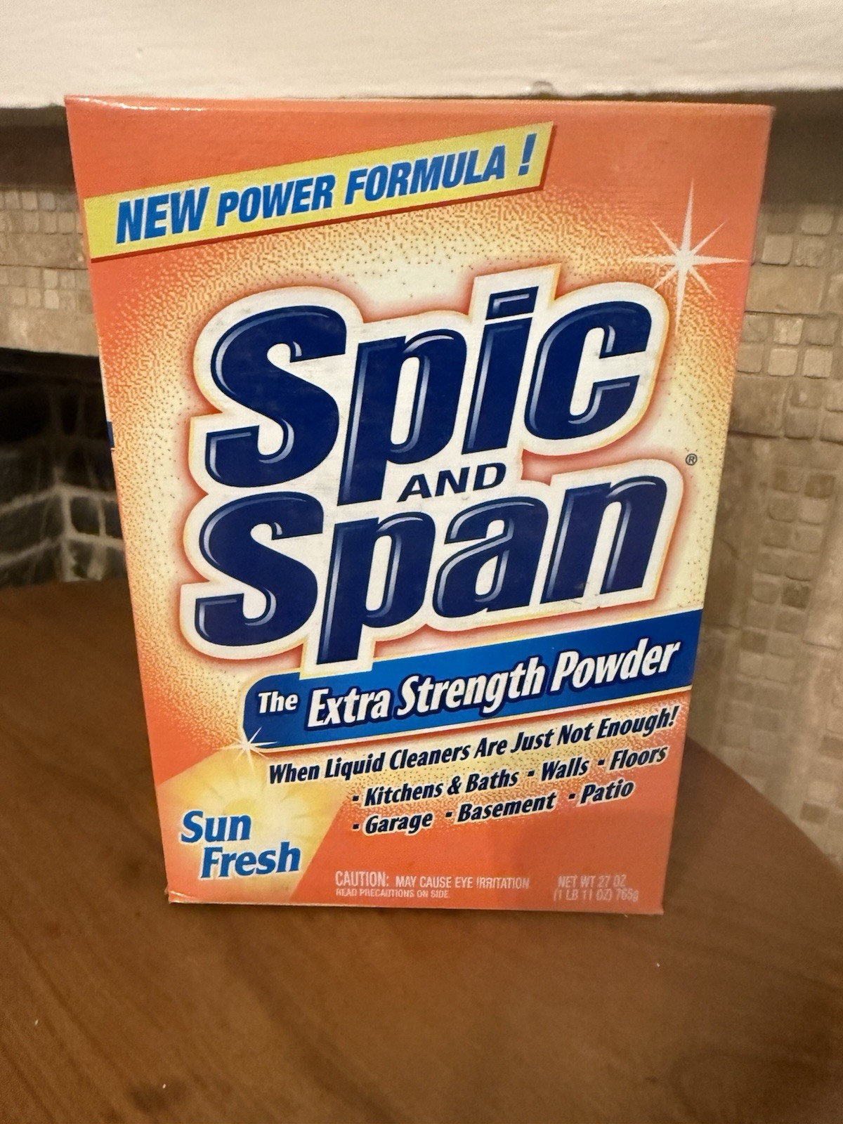 1 Spic and Span Extra Strength Powder Sun Fresh 27 OZ NOS Discontinued 1 Lb 11Oz