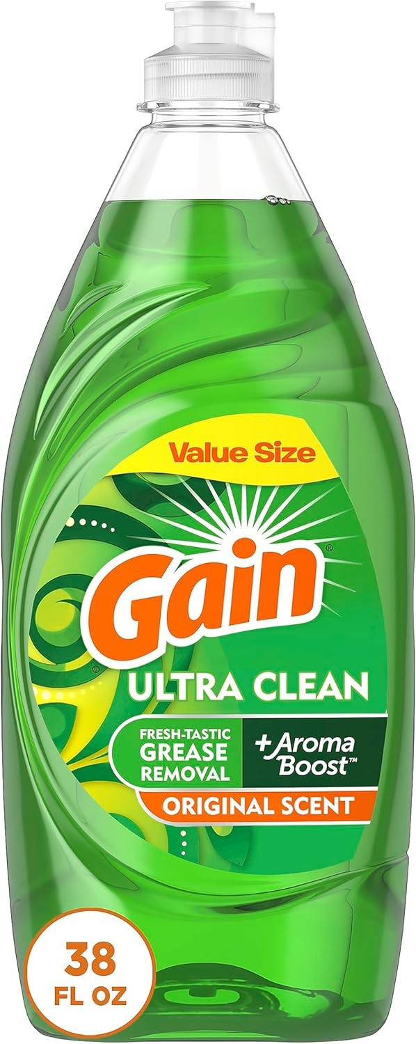 Gain Ultra Liquid Dish Soap Original Scent 38 oz