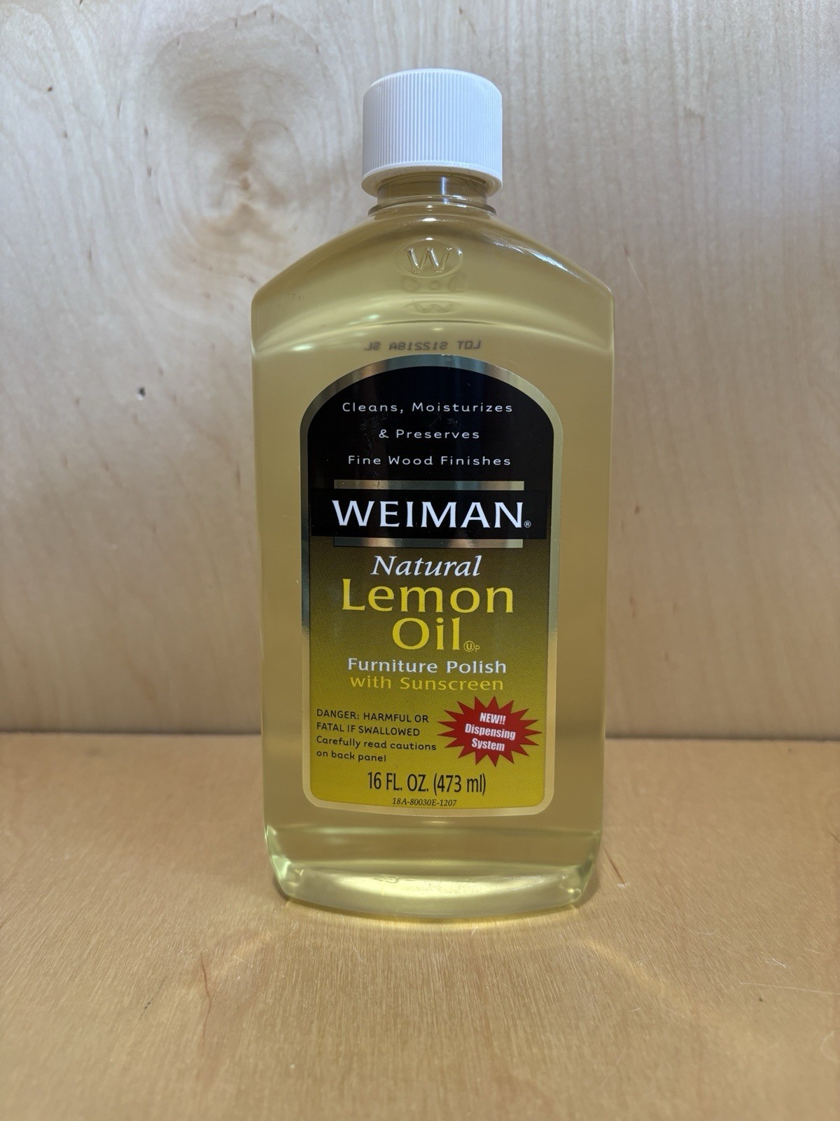 NEW/Sealed Weiman Lemon Oil Wood Furniture Polish with Sunscreen 16 oz