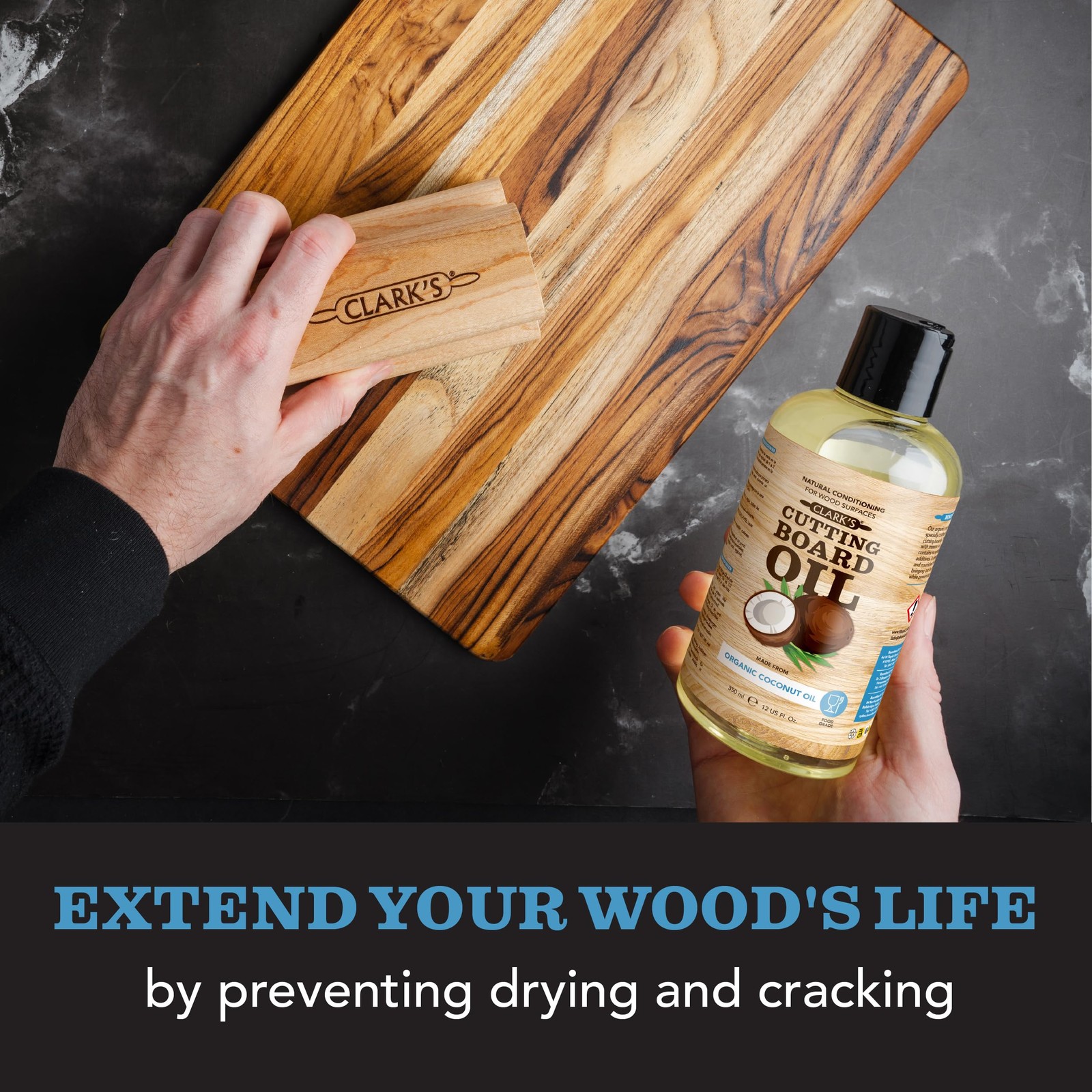 Coconut Cutting Board Oil Refined For Kitchen Countertops Butcher Blocks Wooden
