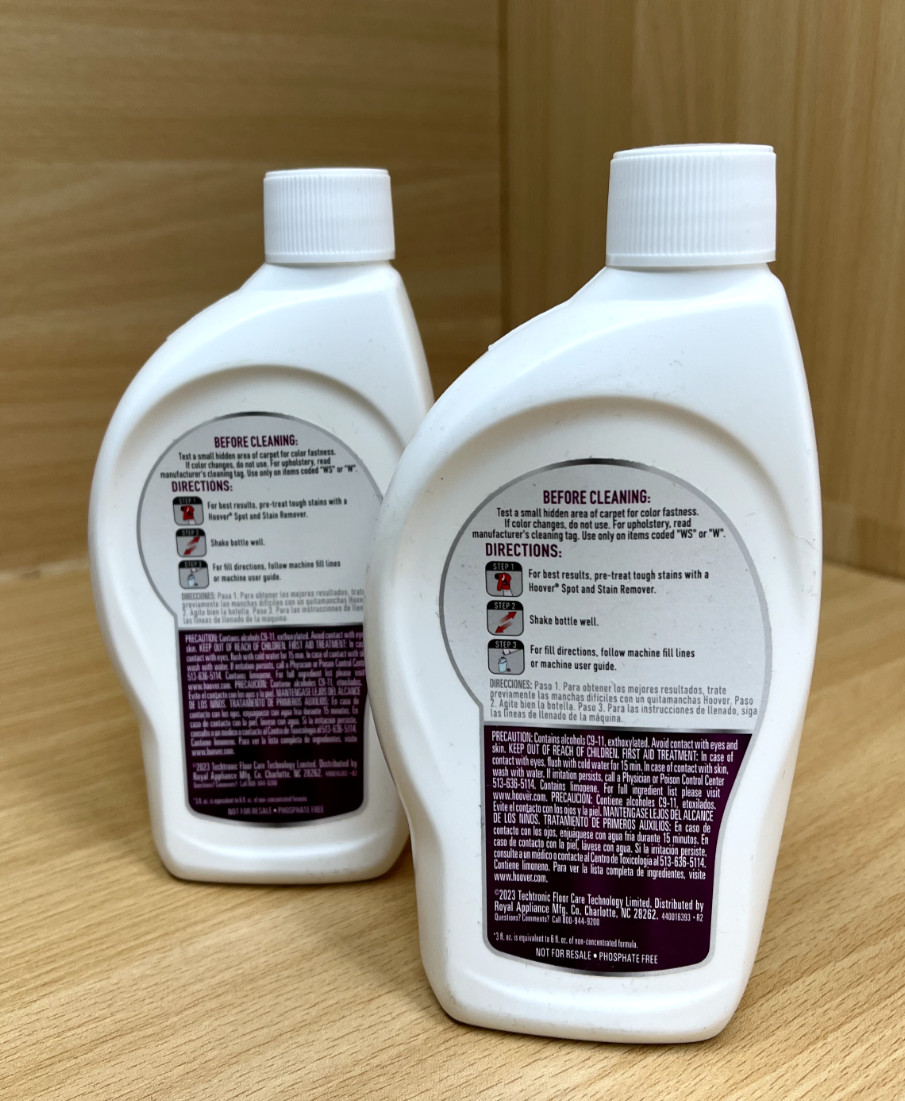 2x Hoover Pet Hard Floor Cleaner Solution,6 oz, Jasmine Breeze Scent,Concentrate