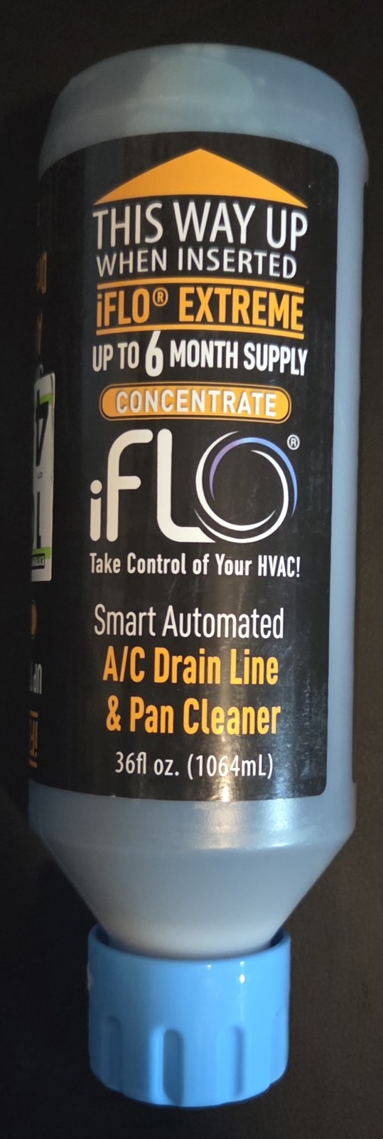 iFLO® Smart Automated A/C Drain Line Cleaner Cartridge, 6 Month Supply, 36 Oz