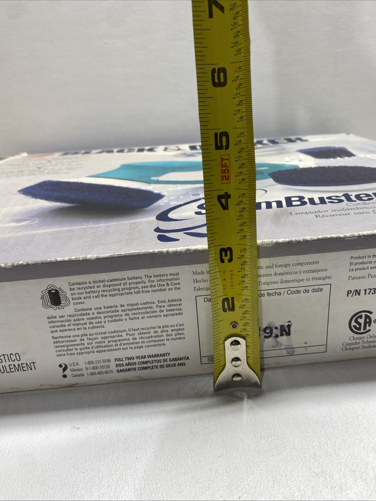 Black &Decker ScumBuster SB400 Cordless Scrubber Kit Blue VersaPak-Used-Open Box