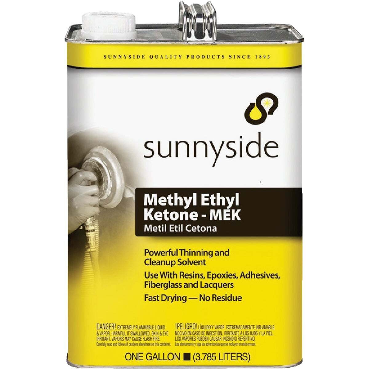 Sunnyside 847G1 Sunnyside Methyl Ethyl Ketone MEK Gal 847-G1 (Mk-8) ++ Flam,L++