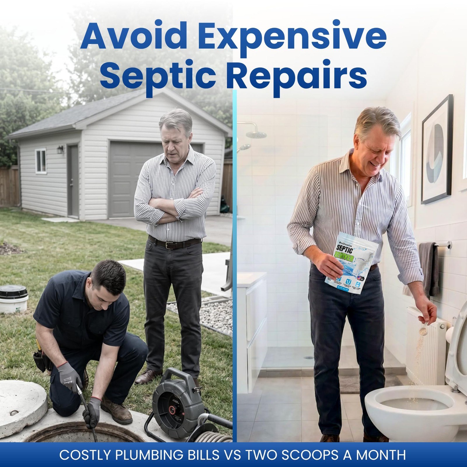 Septic Tank Treatment 1 lb, Up to 15 Treatments | 1 Year Supply – Septic Tank…