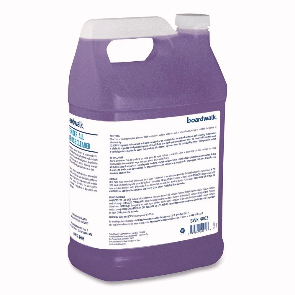 Boardwalk 4803 128 oz Bottle All Purpose Cleaner – Lavender Scent (4/CT) New