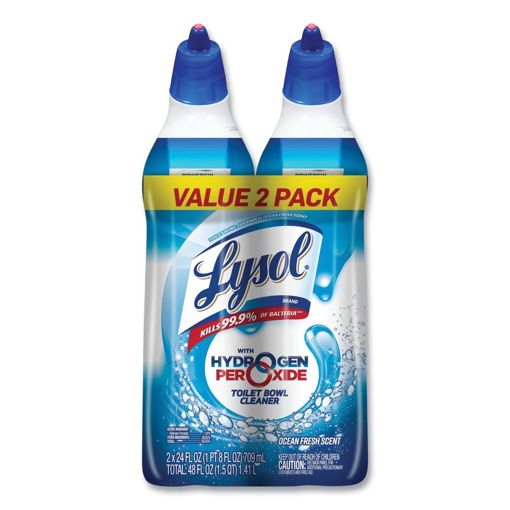 LYSOL Brand 19200-96084 24 oz Toilet Bowl Cleaner – Ocean Fresh (4/Carton) New