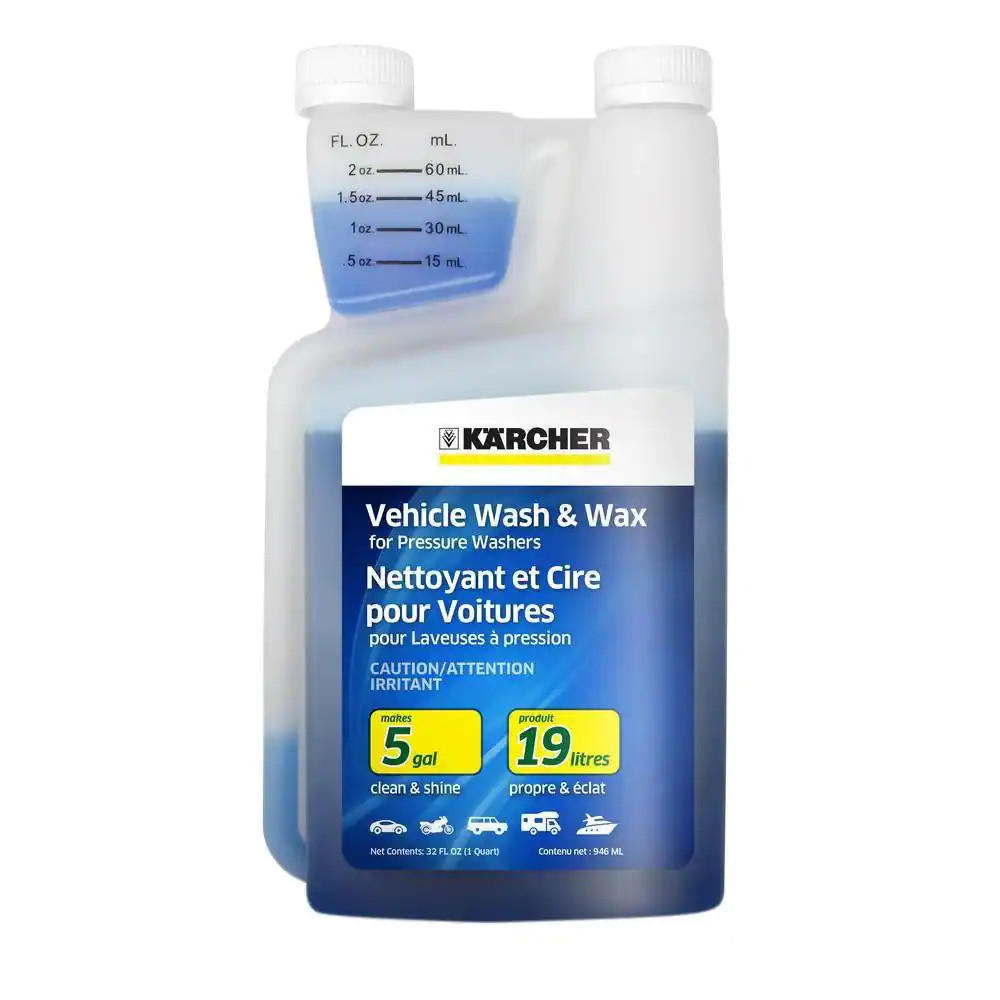 Karcher Car Wash & Wax Pressure Washer Cleaning Detergent Soap Concentrate Shine