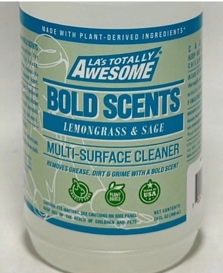 3 PACK- LA’s Totally Awesome Plant-Based Cleaner Removes Grease & Grime 24 Oz
