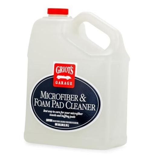 Microfiber and Foam Pad Cleaner, Removes Polish, Wax, 128 Fl Oz (Pack of 1)