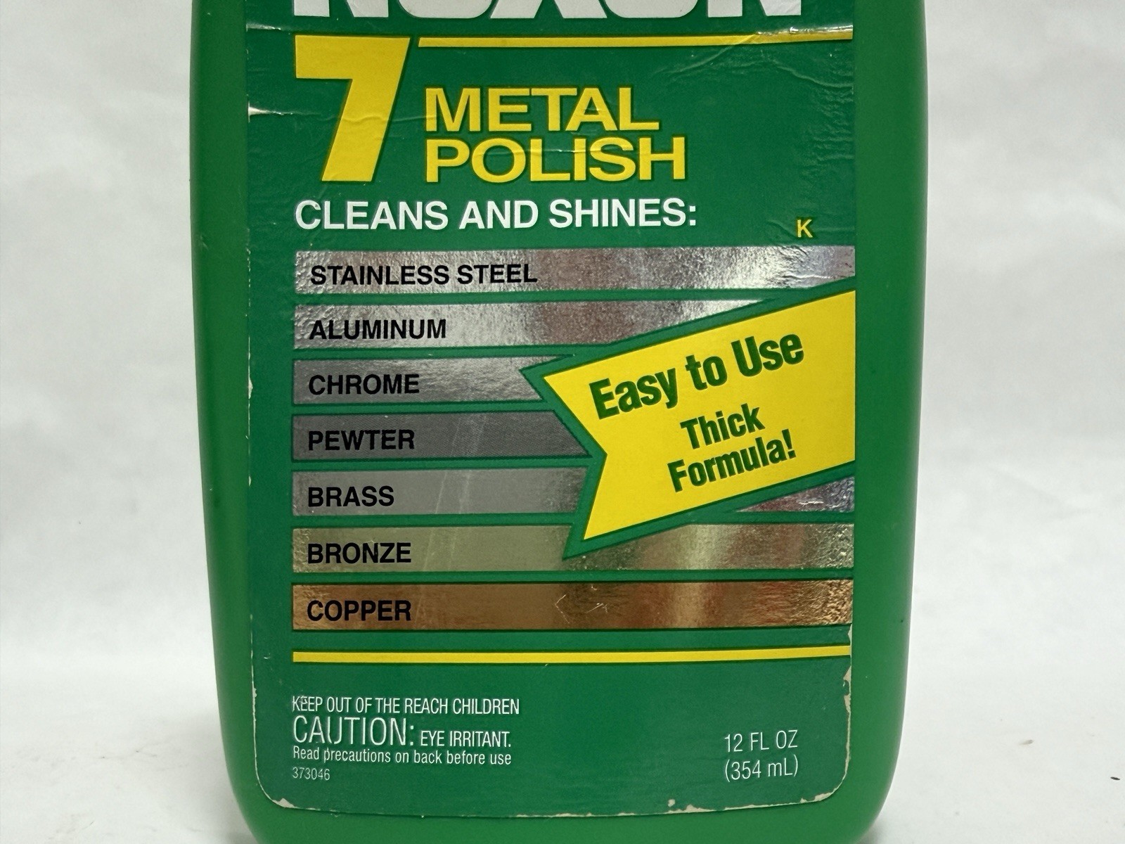 Vintage NOXON 7 Metal Polish Liquid 12 oz Bottle Discontinued – Almost Full READ