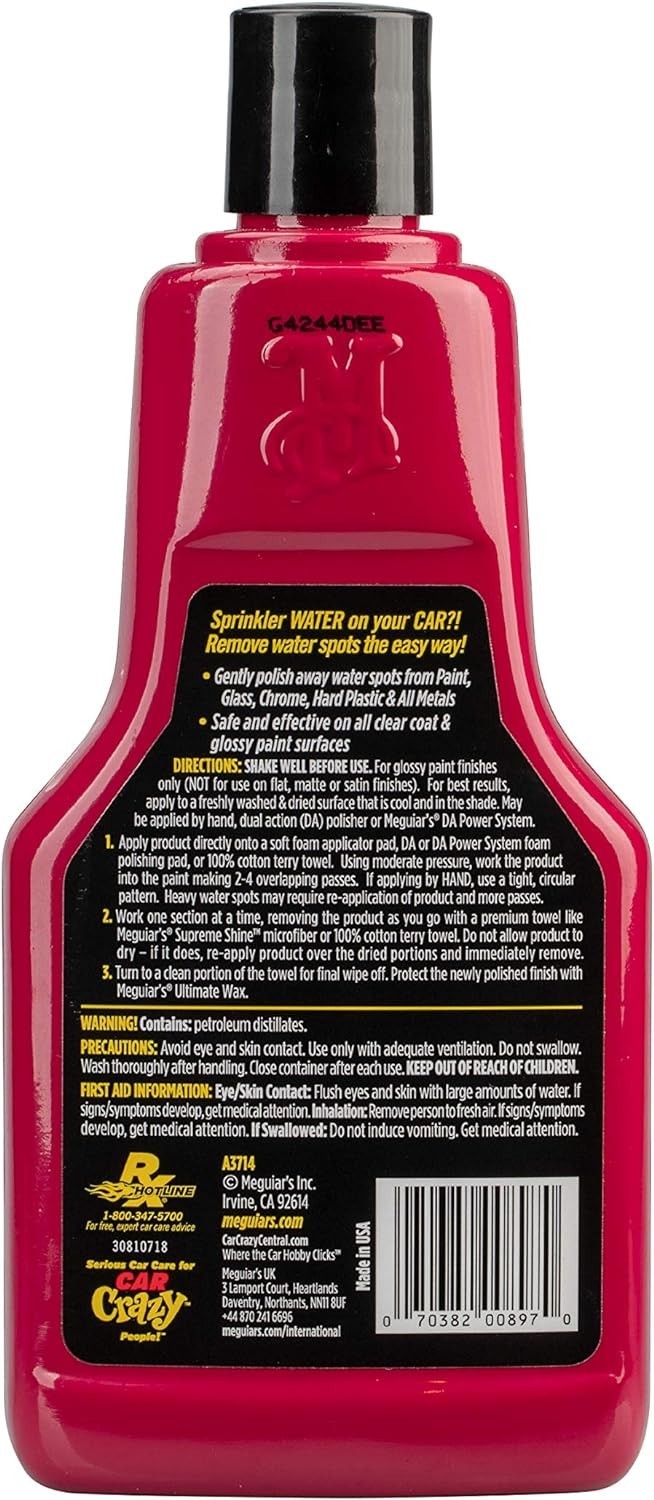 Ultimate Heavy Duty Water Spot Remover – Safe for Paint & Glass, 16 oz