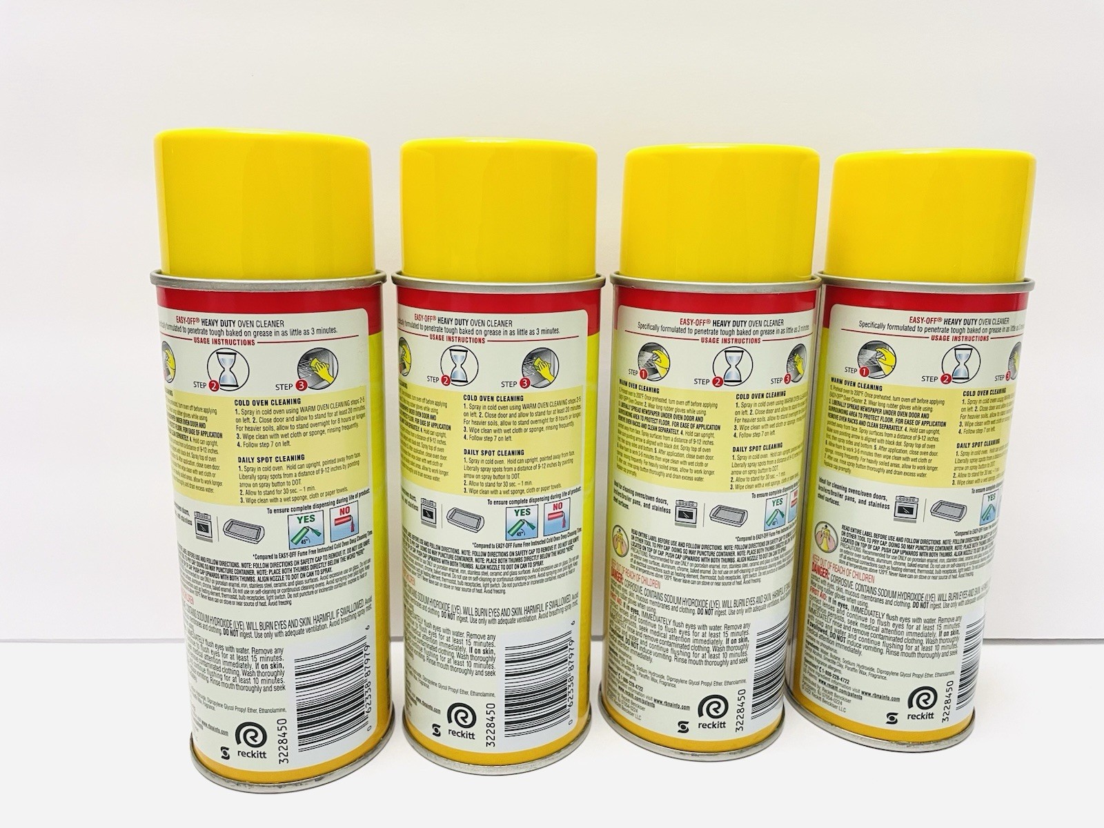 Easy-Off Heavy Duty Oven Cleaner Pack Of 4 14.5 Oz