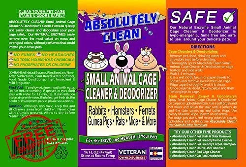 Absolutely Clean Cage Cleaner 16 Fl Oz 6 Pack