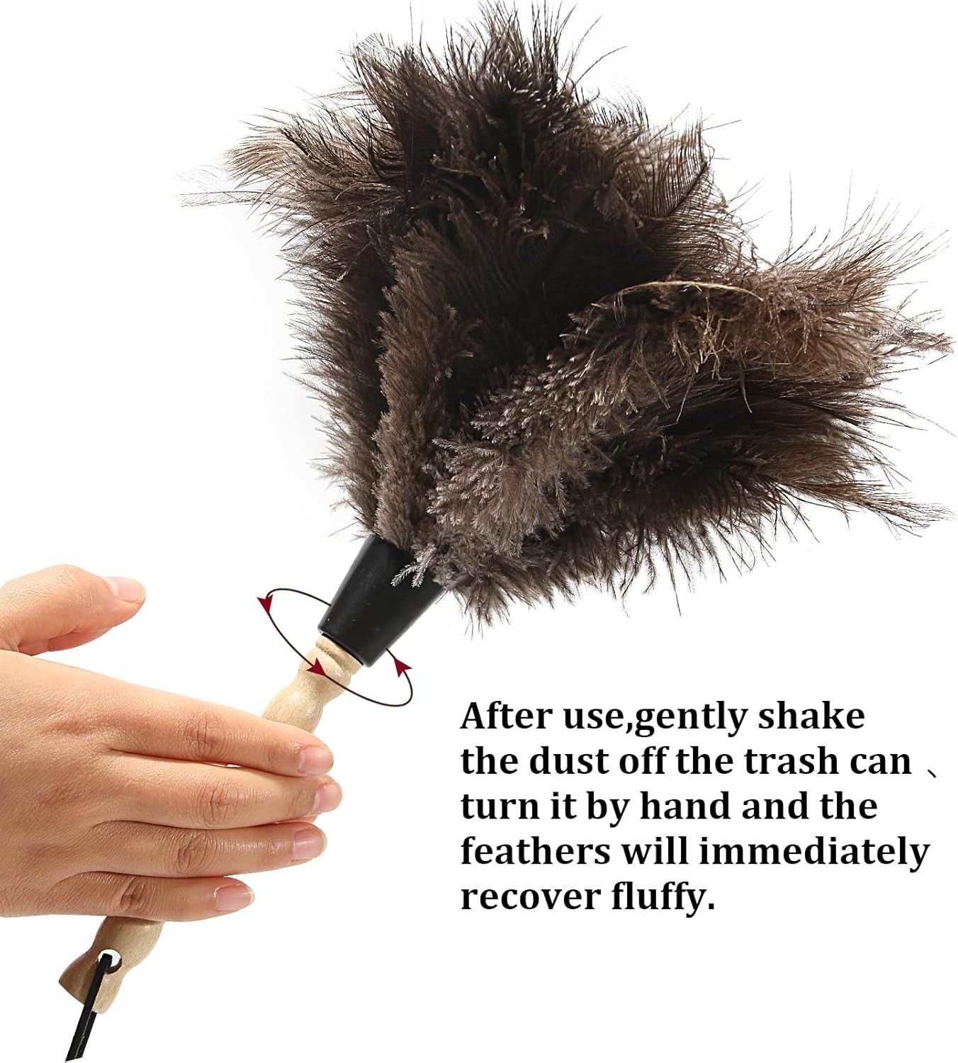 Eco-Friendly 14″ Ostrich Feather Duster x10