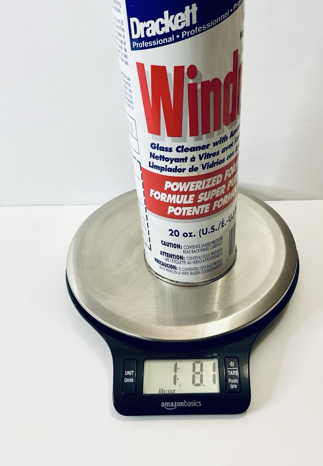 WINDEX GLASS CLEANER W/ AMMONIA-D 20 OZ DRACKETT PROFESSIONAL SC JOHNSON 1994