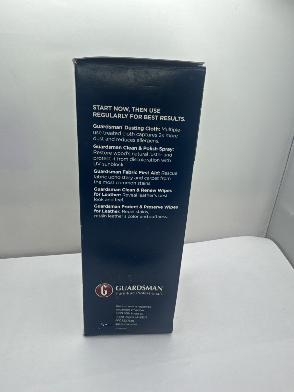 Guardsman Furniture Care Kit For Fabric Leather Wood In Original Box Wipes Cloth