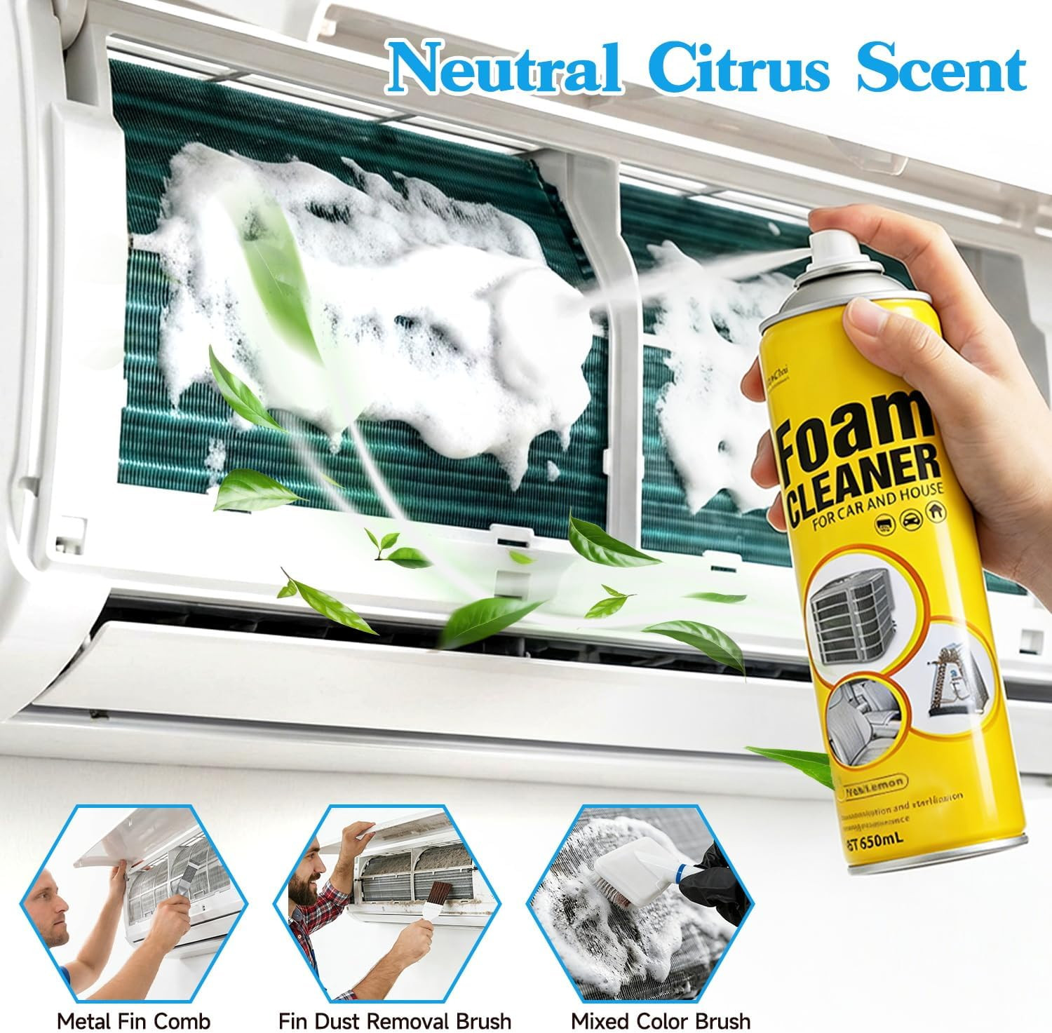 Foam Blaster AC Coil Cleaner Kit – 3-Piece Set for HVAC Cleaning